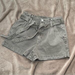 Gray/green Women's Shorts American Eagle highest rise mom shorts size 2